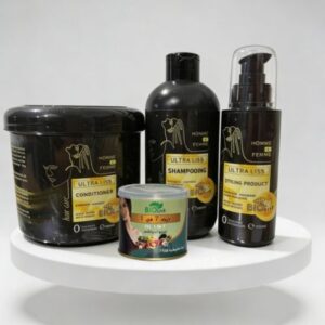 🧴 Shampoing + Après Shampoing + Masque + huile 7 EN 1 (Ultras-lisse)